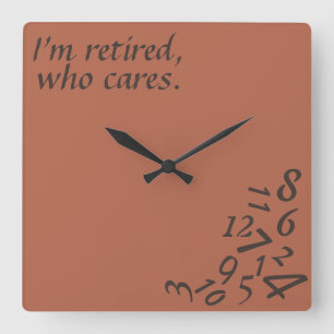 le ~I AM s'est retiré, qui HORLOGE MURALE de