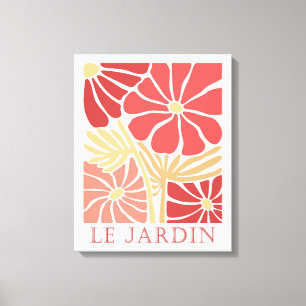 Le Jardin Boho Blume Leinwanddruck