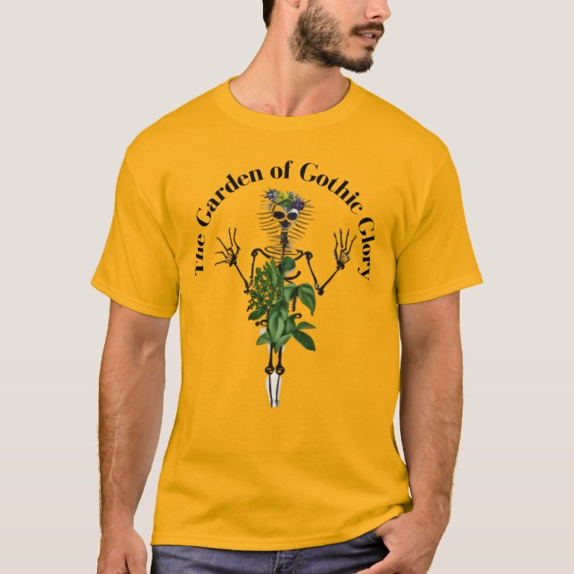Le jardin de t-shirt de gloire gothique (Devant)