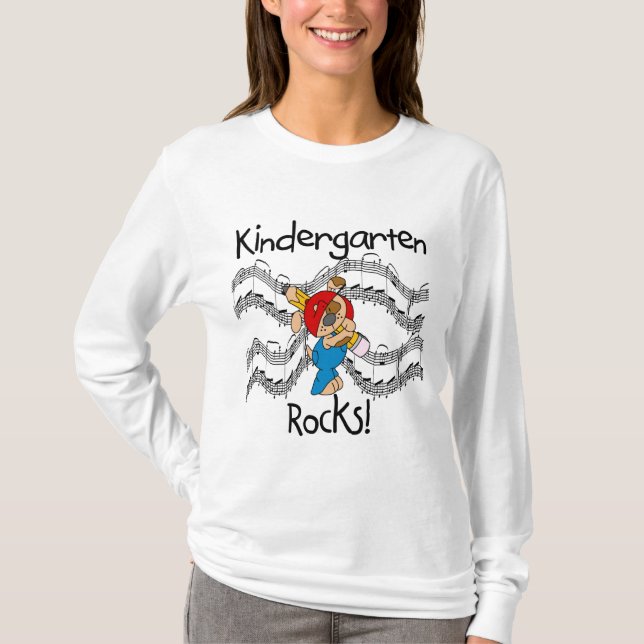 Le jardin d'enfants de chiot bascule des T-shirts (Devant)