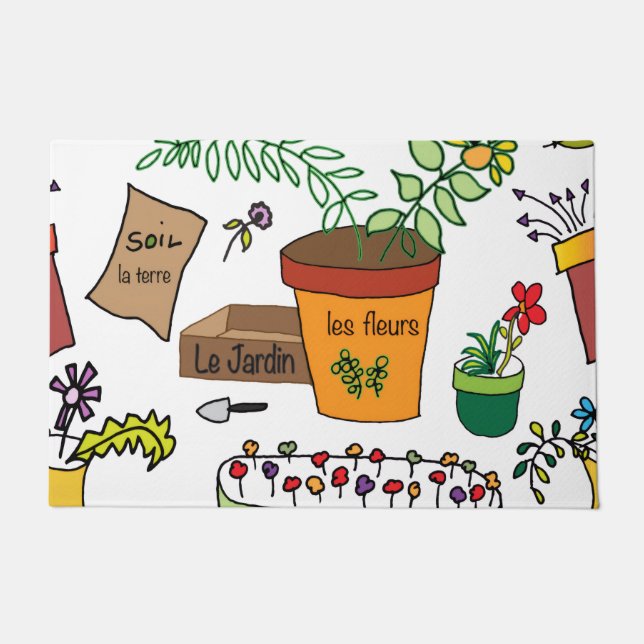 Le Jardin (Der Garten) Fußmatte (Vorderseite)
