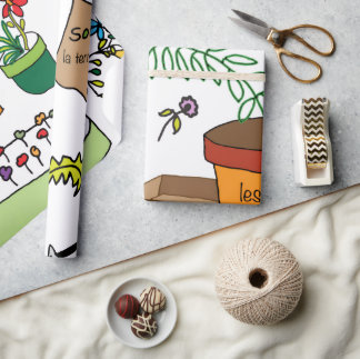 Le Jardin (Der Garten) Geschenkpapier