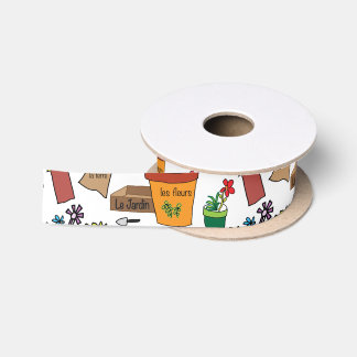 Le Jardin (Der Garten) Satinband