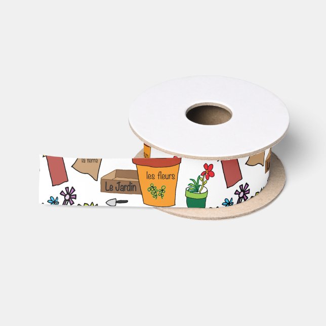 Le Jardin (Der Garten) Satinband (Spule)