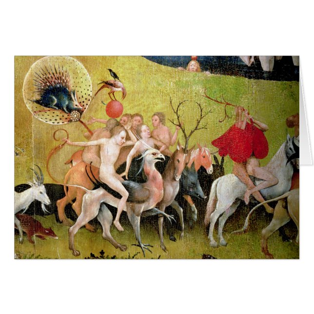 Le jardin des plaisirs terrestres : Allégorie de (Devant horizontal)