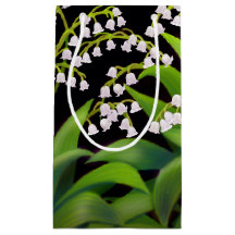 Le jardin du muguet fleurit le sac de cadeau