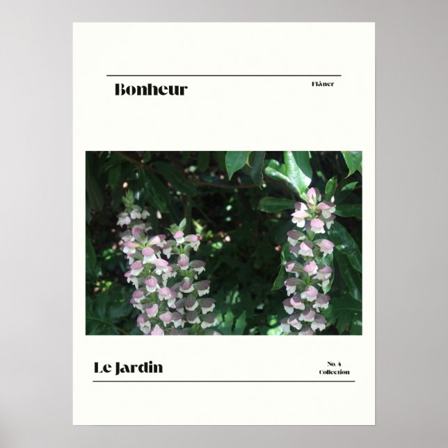 Le Jardin Poster (Vorne)