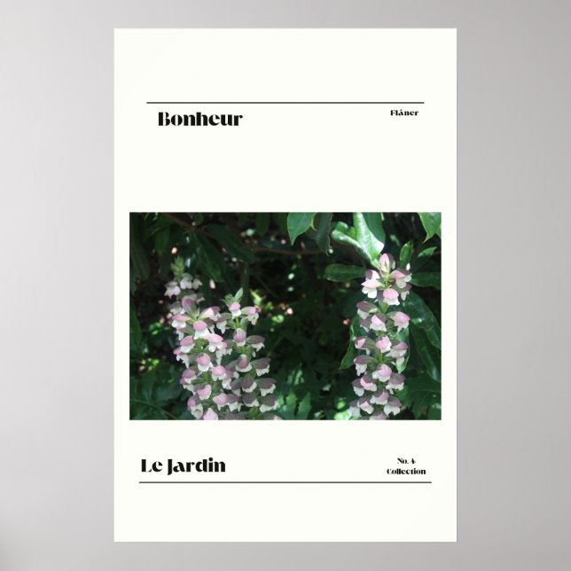 Le Jardin Poster (Vorne)