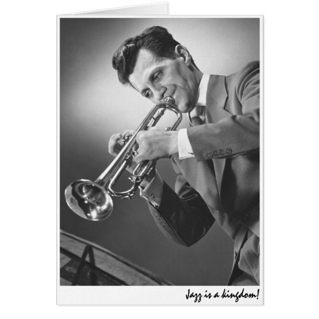 Le "jazz est un royaume. " (Devant)