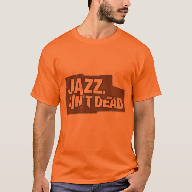 Le JAZZ N'EST PAS T-shirt unisexe de logo MORT (Devant)
