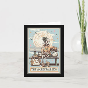 Le jeu de cartes de tarot de squelette de maman de