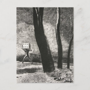 Le Joueur (Der Spieler) von Odilon Redon Postkarte