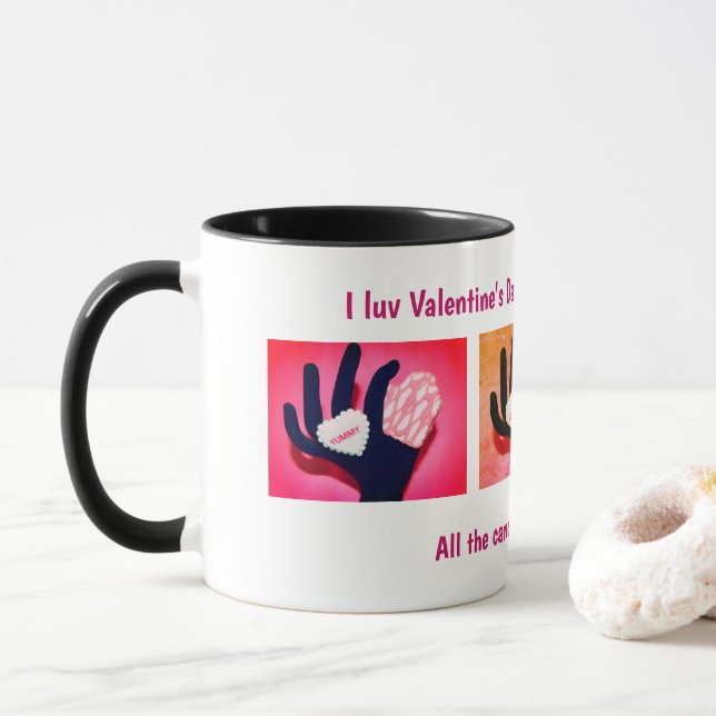 Le jour d'AJ après tasse de sucrerie de remise de (Avec donut)
