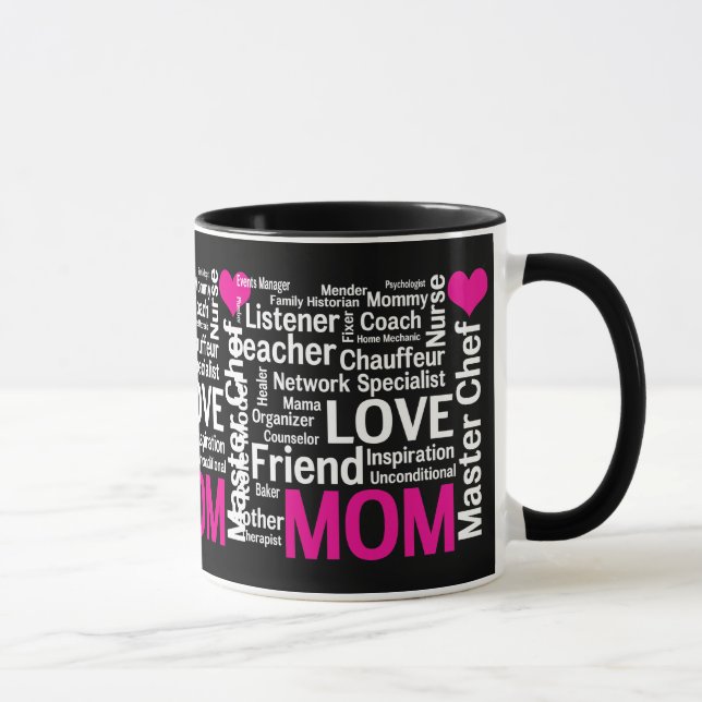 Le jour de mère aux compétences diverses de tasse (Droite)