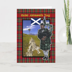 Le jour de St Andrew, carte du jour de St Andrew