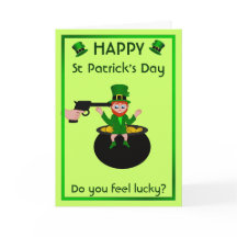 Le jour de St Patrick vous sentez la carte de
