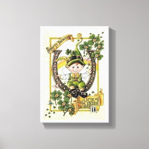 Le jour de toile de St Patrick étiré d'impressio