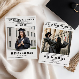 Le journal de la remise des diplômes Modèle multi-