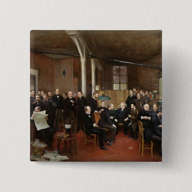 Le Journal des Debats, 1889 Button (Vorderseite)