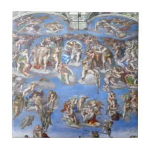 Le jugement Dernier, Chapelle Sixtine - carreaux e