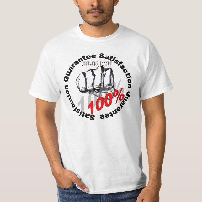 Le karaté 100% de Goju Ryu font le T-shirt (Devant)