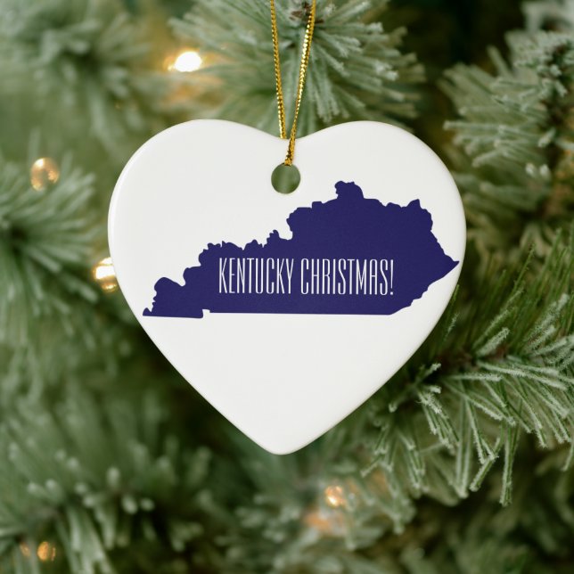 Le Kentucky personnalisé ornement de Noël (Arbre)