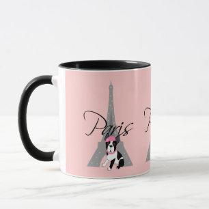 Le kleines Chien à Paris Tasse