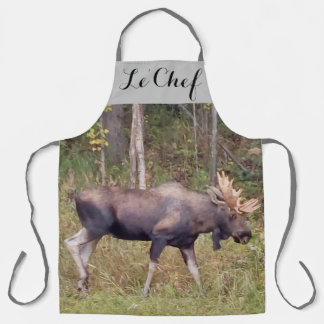 Le' Koch Bull Moose Designed Kitchen Schürze
