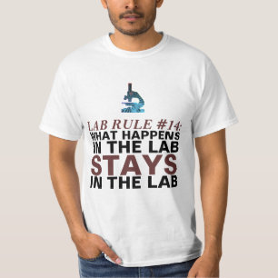 Le laboratoire ordonne le T-shirt