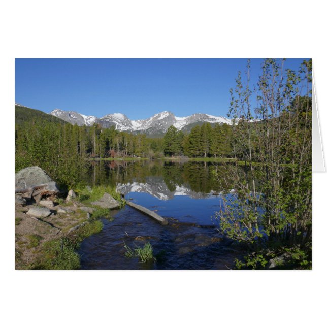 Le lac Sprague II du parc national Rocky Mountain (Devant horizontal)