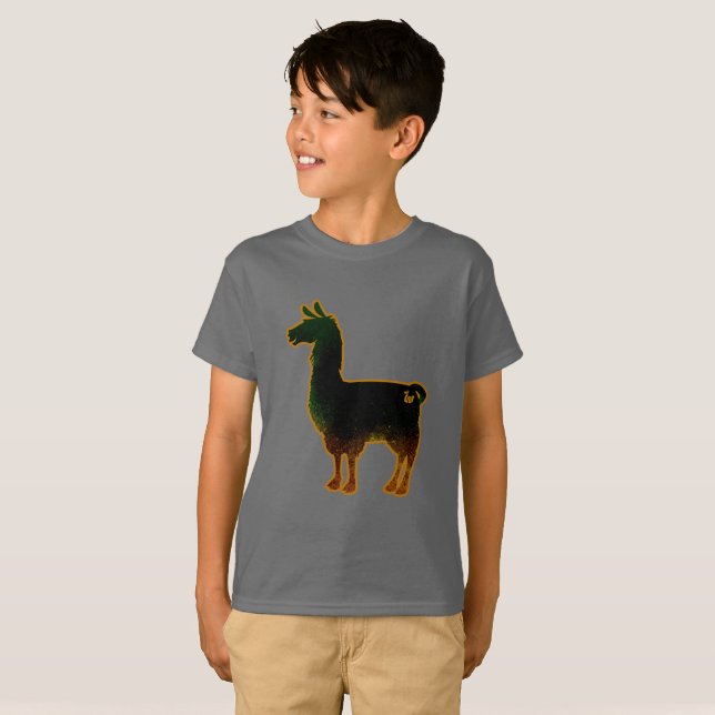 Le lama rouillé badine le T-shirt (Devant entier)