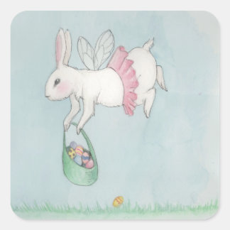 Le lapin de Pâques est sur le chemin Stickers