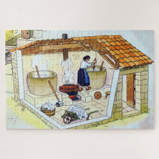 Le lavoir. (Horizontal)
