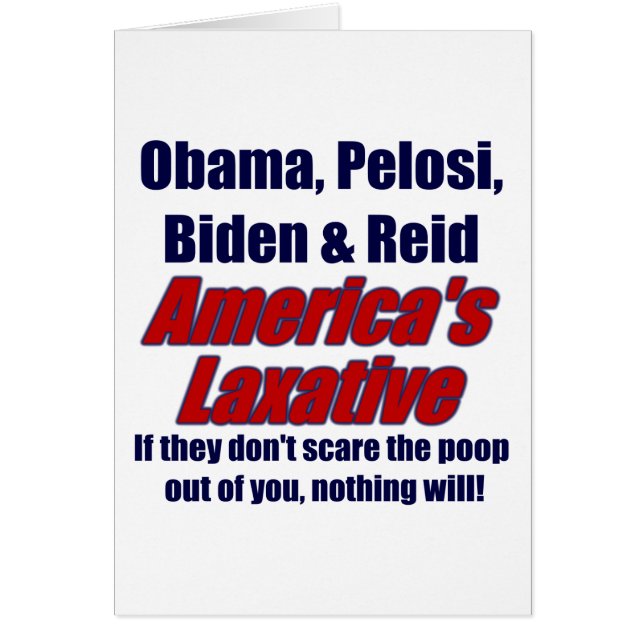 Le laxatif de l'Amérique (Devant)