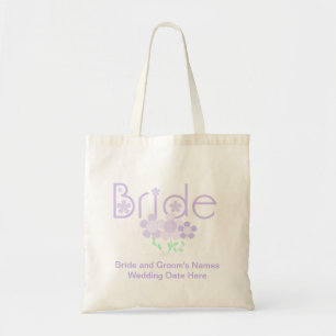 Le lilas fleurit le sac fourre-tout personnalisé