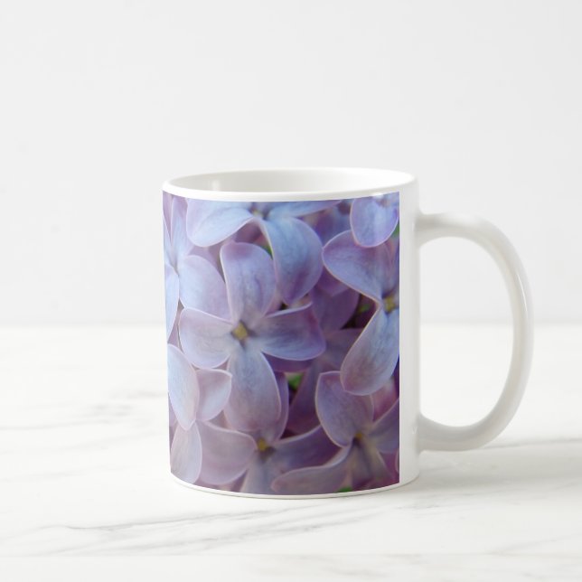 Le lilas fleurit tasse (Droite)