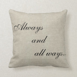 Le lin beige toujours  Coussin de conservation des