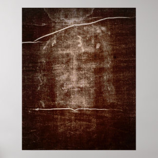 Le linceul de Turin La Sainte Face de Jésus Poster