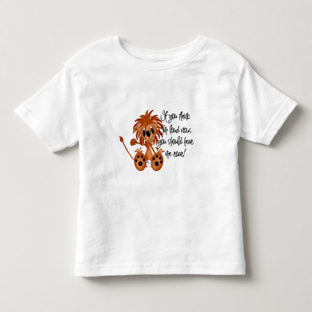 Le lion de bébé m'entendent hurler des T-shirts et (Devant)