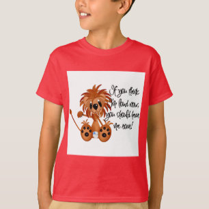 Le lion de bébé m'entendent hurler des T-shirts et