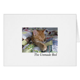 Le lit qui n'est pas encore fait