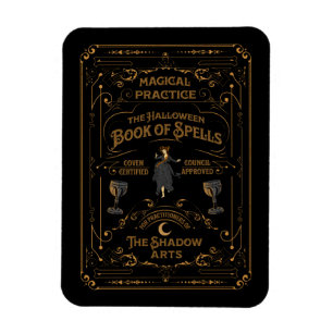 Le livre des sorts d'Halloween Goth Magnet
