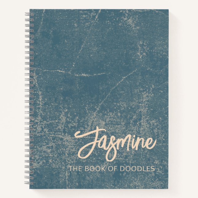 Le livre Doodles Blue Ideas et Art Journal (Devant)