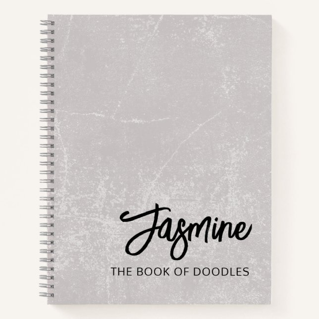 Le livre Doodles Grey Ideas et Art Journal (Devant)