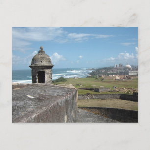 Le long de la carte postale Tour de surveillance