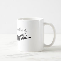 le Long Island élevé sur une tasse New York d'île
