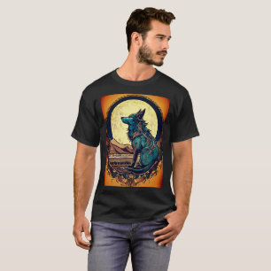 Le loup de la tribu Fierce hurle au T-shirt de la 