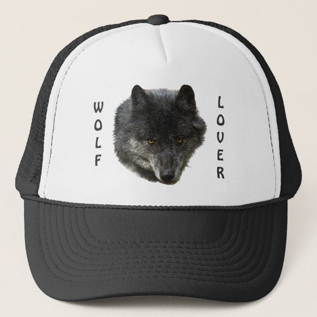 Le loup gris Casquette de l'amoureux de la faune (Devant)