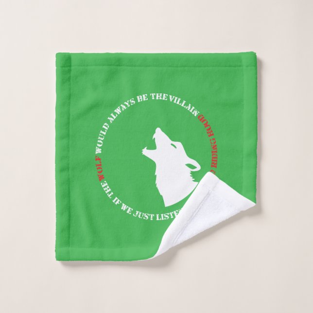 Le loup serait toujours le méchant (Gant de toilette)