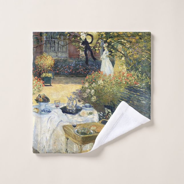 Le Luncheon Claude Monet (Gant de toilette)